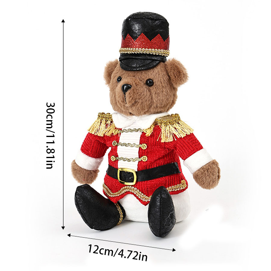 Christmas Soldier Bear Doll Nu - Nutcracker Figurine ulasan dan harga