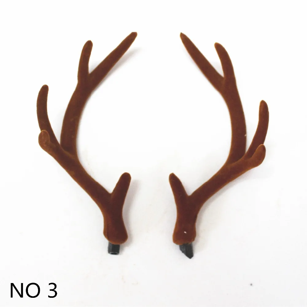 Handmade brown Simulation Deer - Reindeer Antlers Headband ulasan dan harga