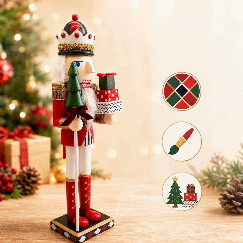 European Style Christmas Count - Nutcracker Figurine ulasan dan harga