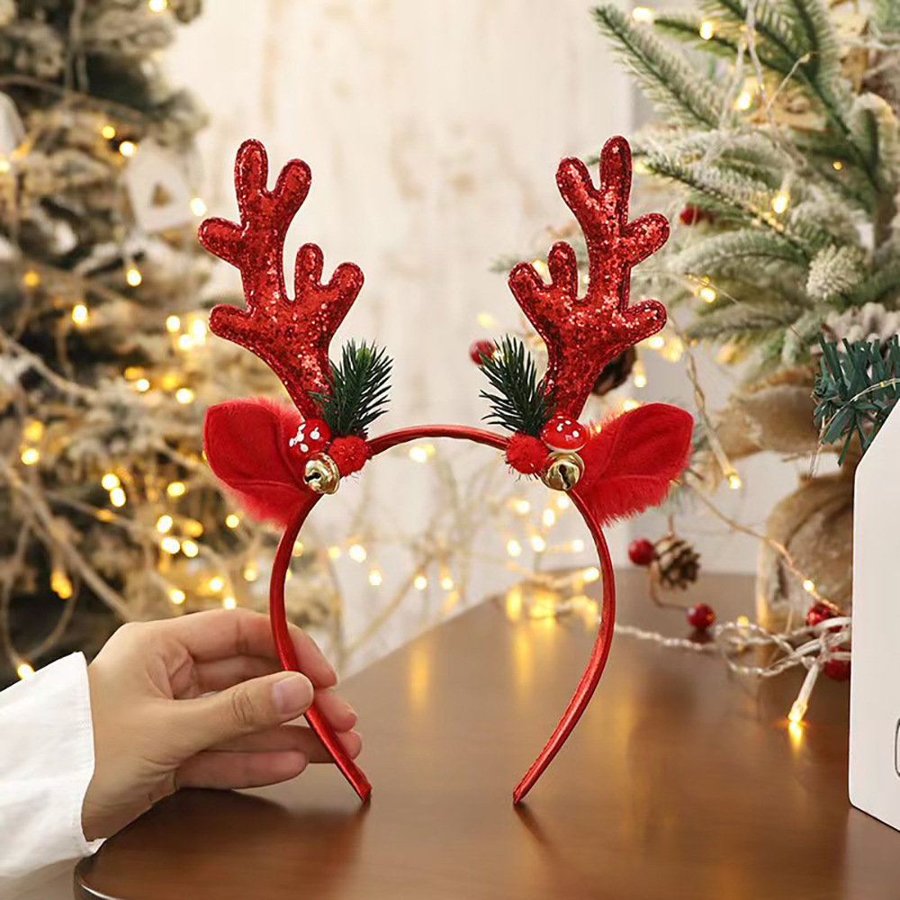 Christmas Reindeer Antler Head - Reindeer Antlers Headband ulasan dan harga