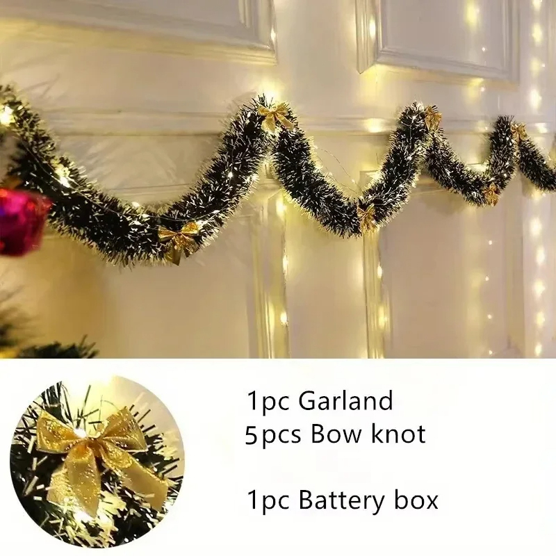 2M LED Light Christmas Tinsel  - Led Fairy String Lights ulasan dan harga